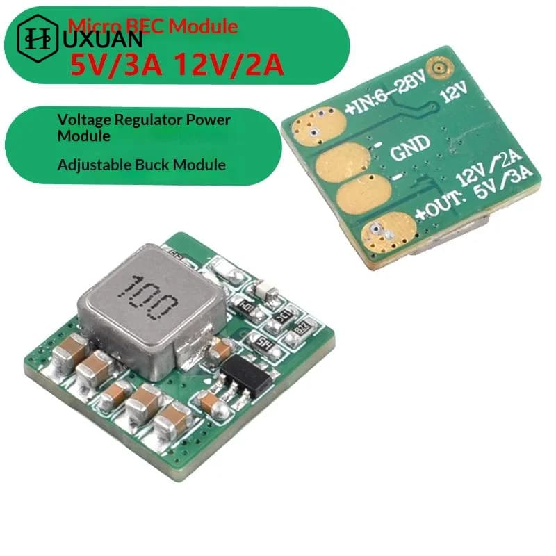 RC Drone Micro BEC Power Module 1Pc - 6V-28V A 5V/3A 12V/2A For Air Multirotor FPV Freestyle Accessories FAI DA TE