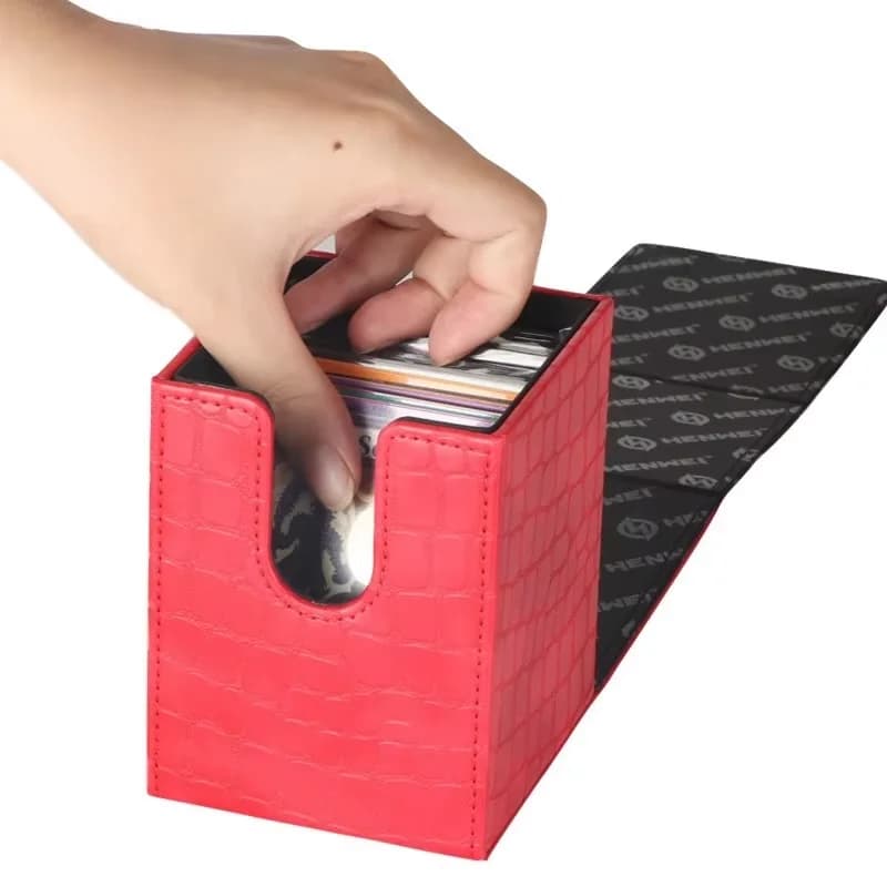 Scatola Porta Carte Gongi a Doppia Porta per Yu-Gi-Oh, Organizzatore Trendy per Giochi da Tavolo - Contiene Oltre 100 Carte