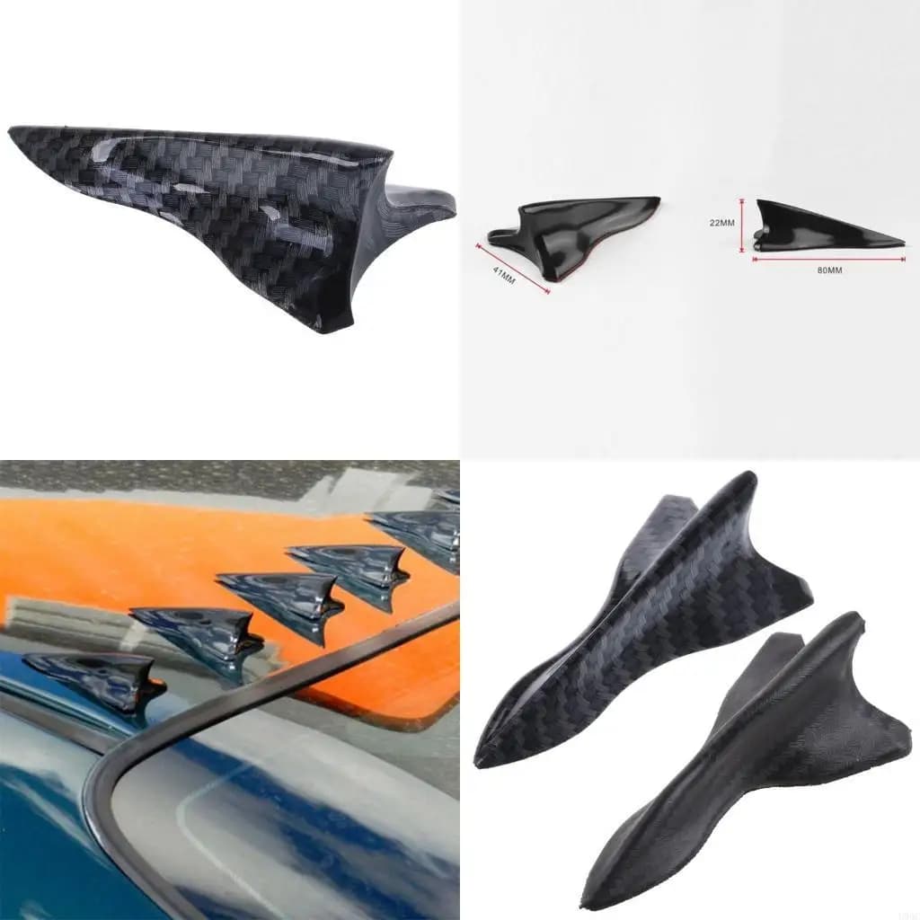 Rear Window Roof Shark Fin Spoiler Shark Fin Diffuser Generator Bumper New