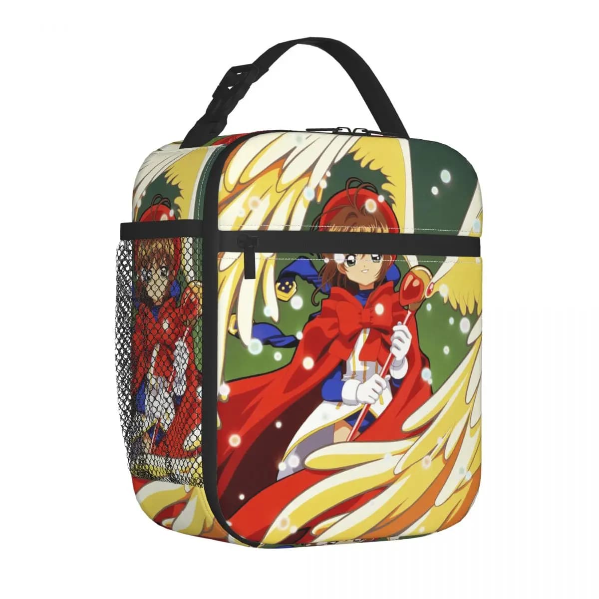 Anime Card Captor Sakura Accessori Borsa per il pranzo isolata per contenitore per alimenti da picnic Contenitore termico riutilizzabile Bento Box