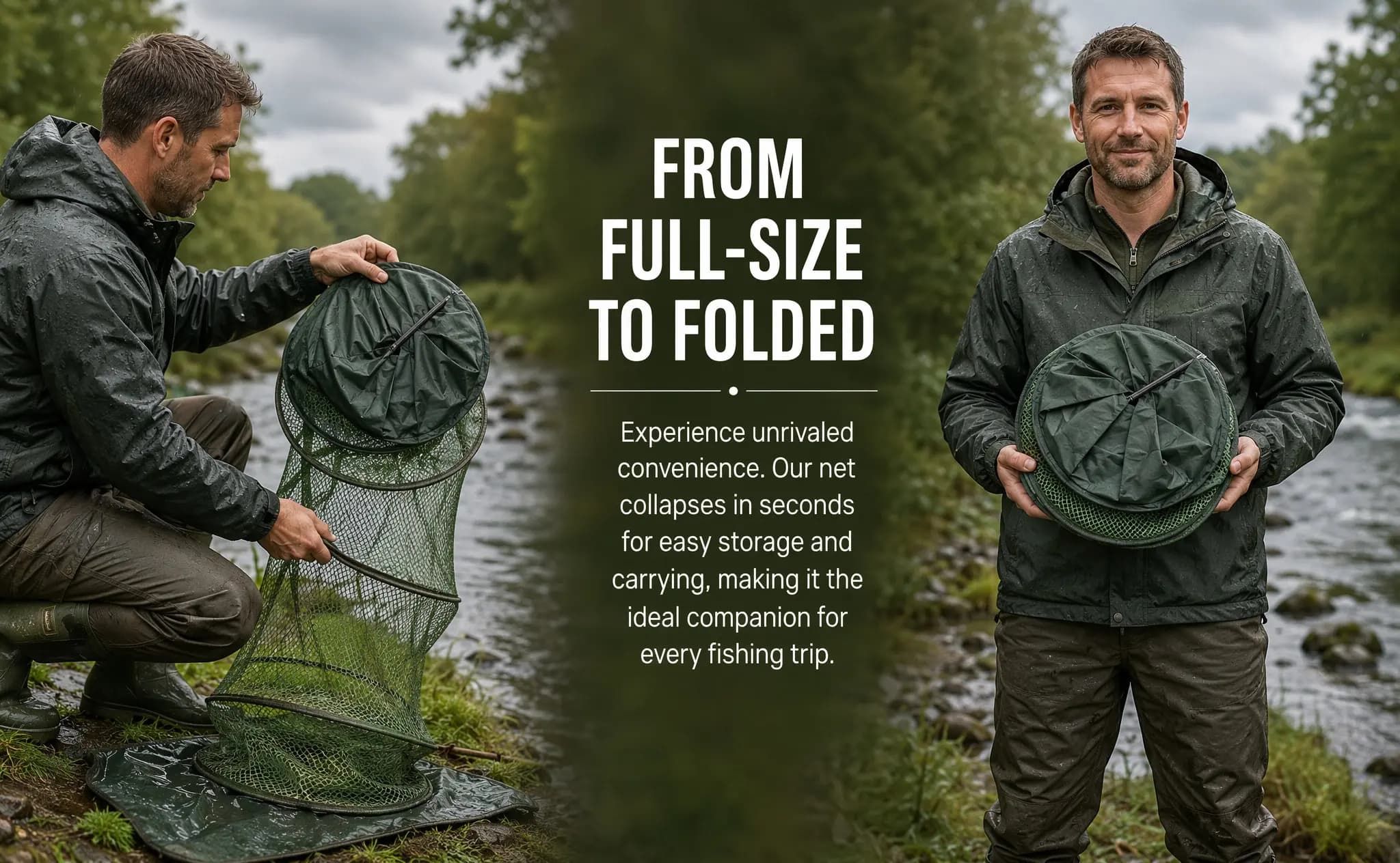 Mesh Fishing Netting Foldable Fish Storage Net Lightweight Portable Design Close Mesh for Fish Scale Protection Fishing Landing