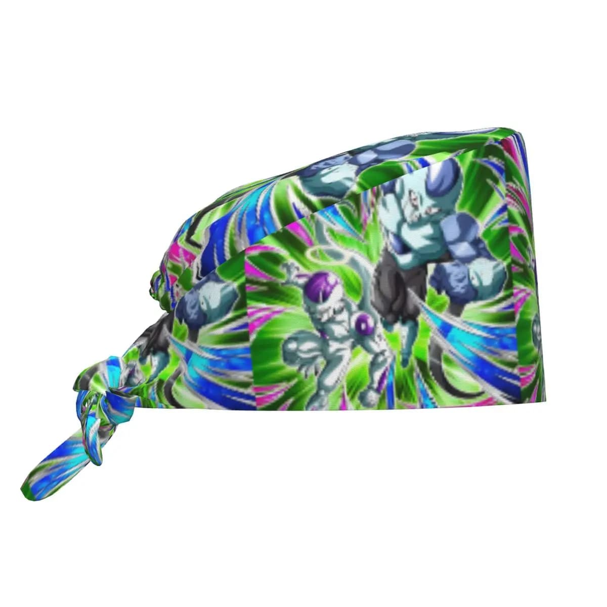 Cappello da lavoro cattivo F-Friezaes regolabile personalizzato Uomo Donna Cappello chirurgico anime Scrub Berretto da chirurgo medico infermieristico per dentista