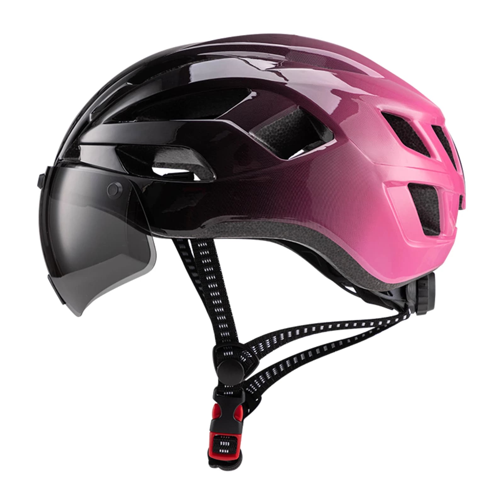 Bicycle Helmets with LED Backlight for Women Magnetized Glasses Universal EPS Bike Helmet for Road Mountain Bike