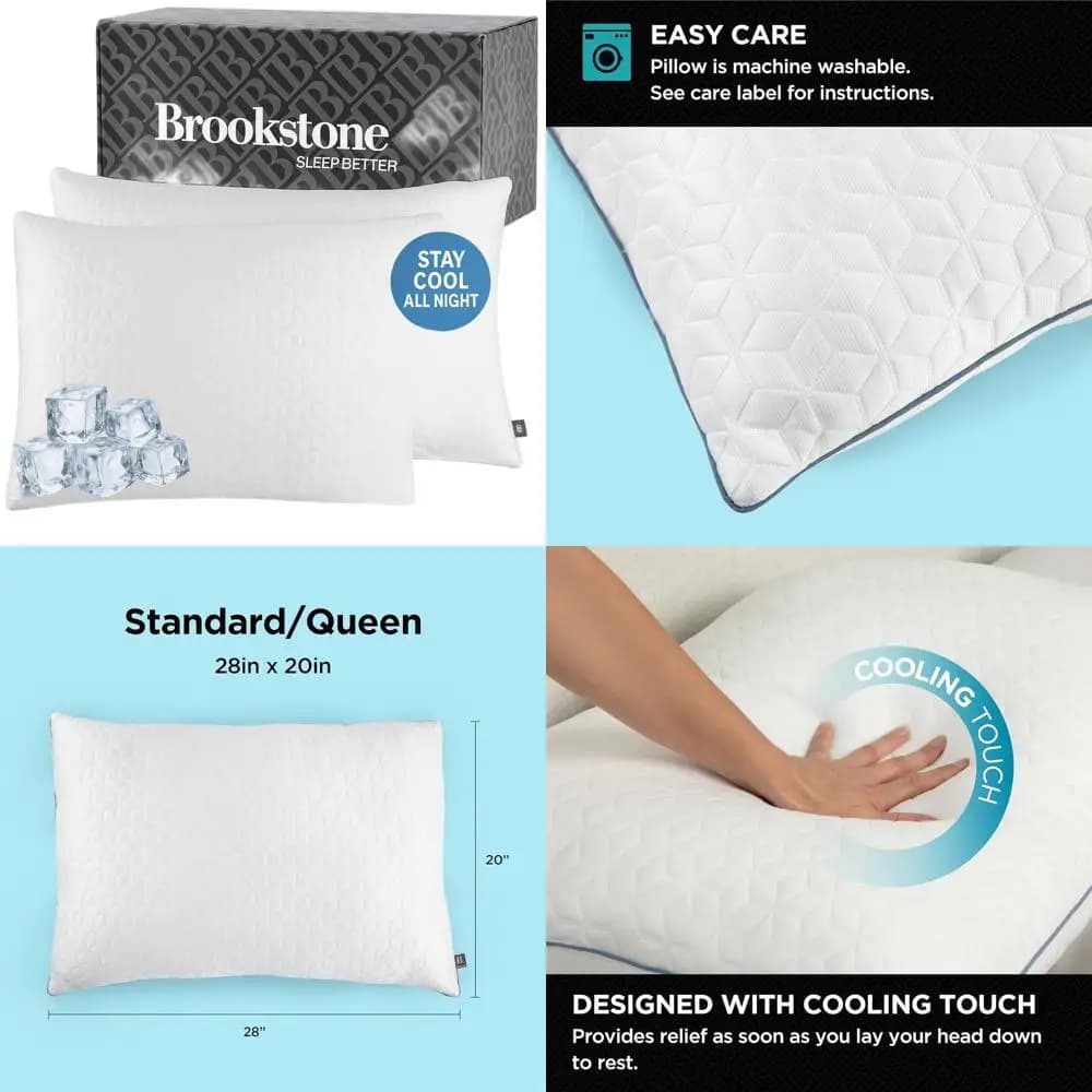 Refreshing cushions (Package 2) for Chi Soffre il Caldo - Brake and Comodo All Night, White, Standard Size/Queen
