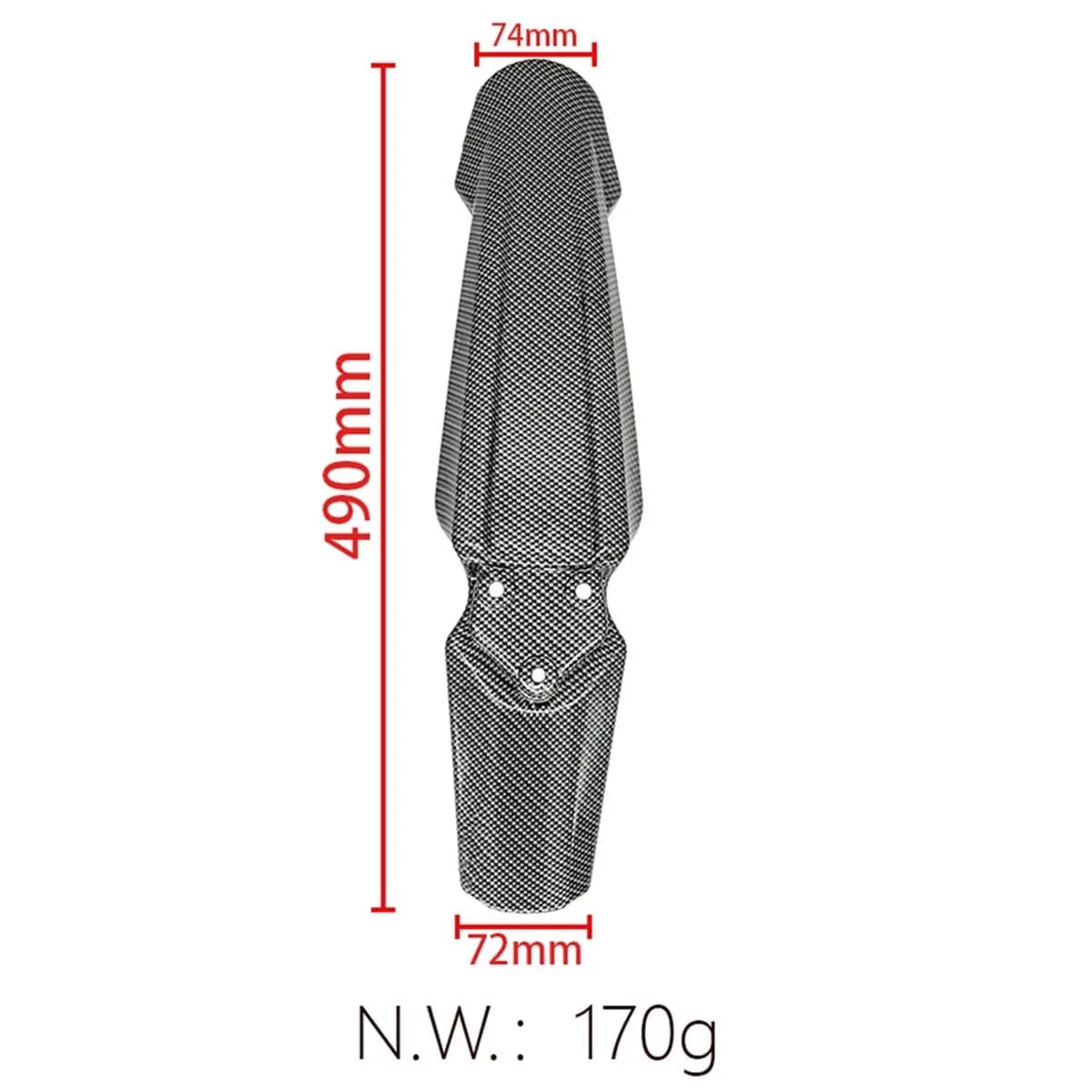 Parafanghi Anteriori e Posteriori (LBER) per Bici Elettrica Sur-Ron Light Bee S/X - Ricambi per Modifica