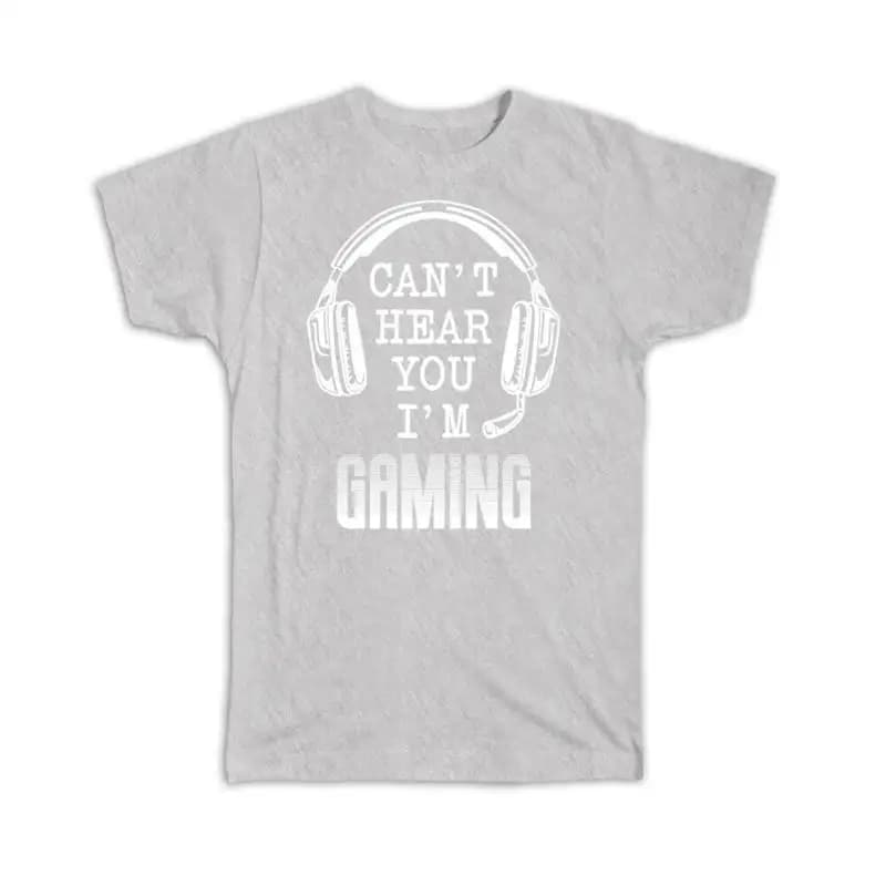 Per giocatori Giocatore di videogiochi Cuffie da gioco Telefoni T Shirtn Shirtnager