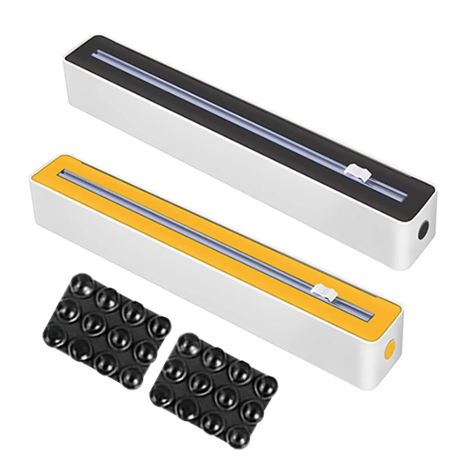 Dispenser per involucro alimentare con taglierina Robusta base a ventosa per foglio di alluminio Scatola di immagazzinaggio per ristorante da cucina in carta cerata