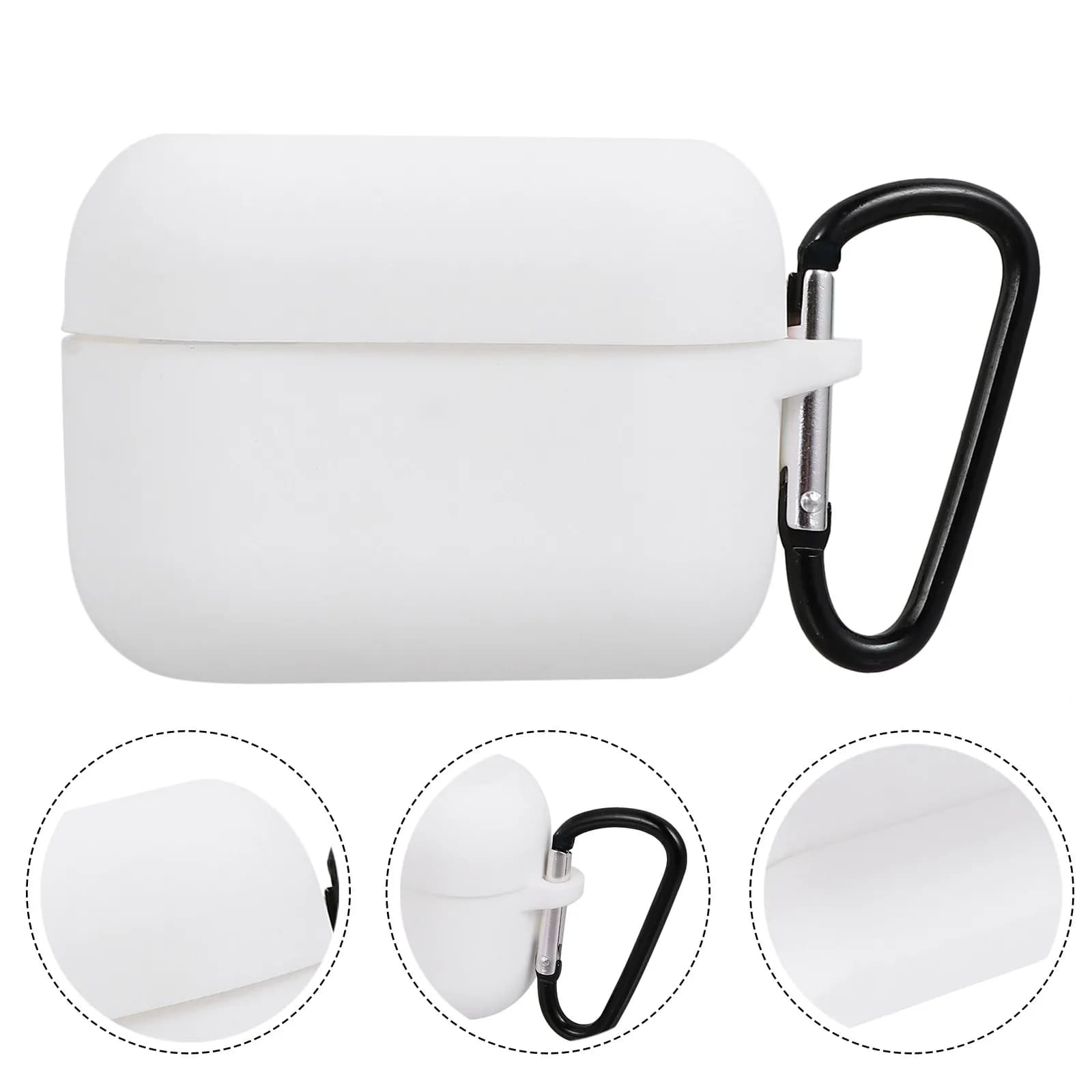 1 protective case for earphones, rigid case for wireless earphones, scratch-resistant portable case and durable.