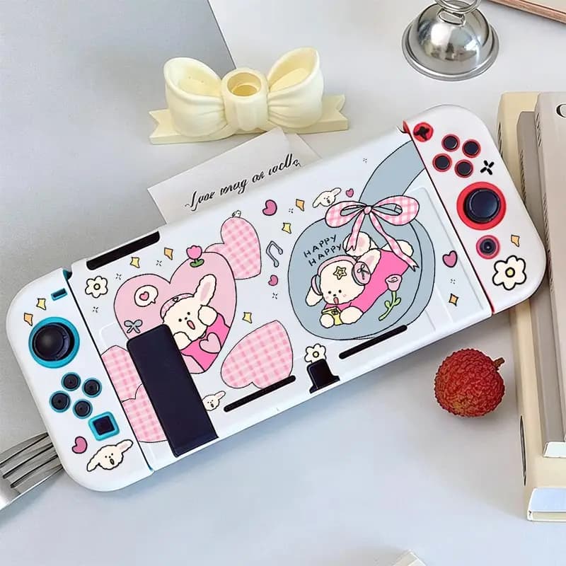 Ultra-slim shock-absorbing case for Nintendo Switch NS Comfortable Grip Easy To Install Sweat Slip-Resistant Controller Case