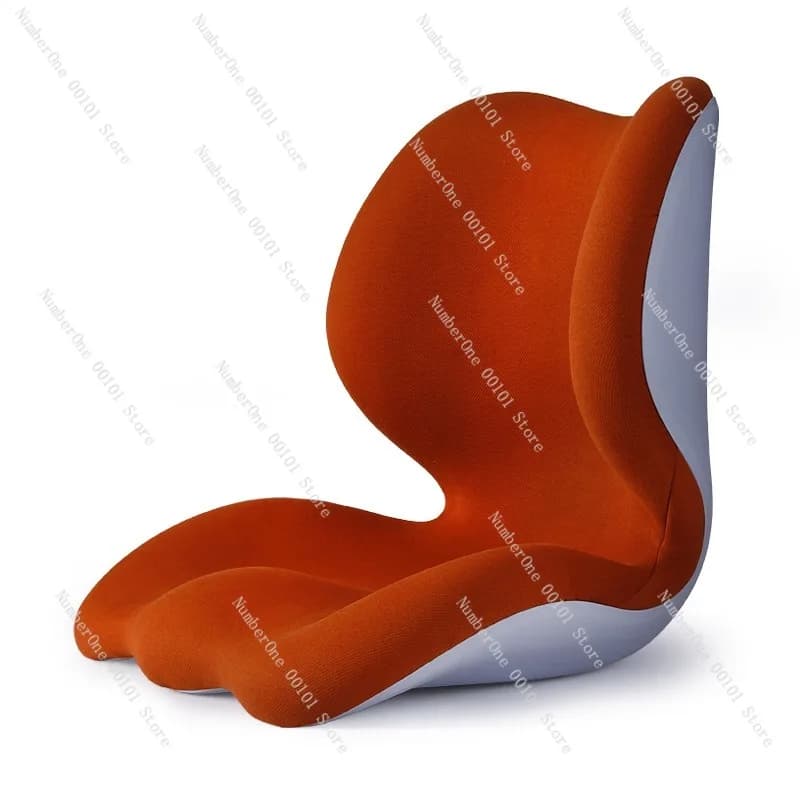 Cuscino ergonomico di supporto lombare per sedia da ufficio, correttore di postura, cuscino per alleviare il dolore alla schiena e alla vita, cuscino per seduta in memory foam