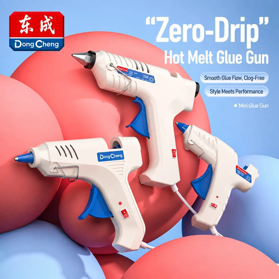 Hot Glue Gun PTC Ceramic Heating Core Aluminum Nozzle Insulated 20 40 60 80 100W 7 11mm Glue Stick DIY Craft Repair Tool