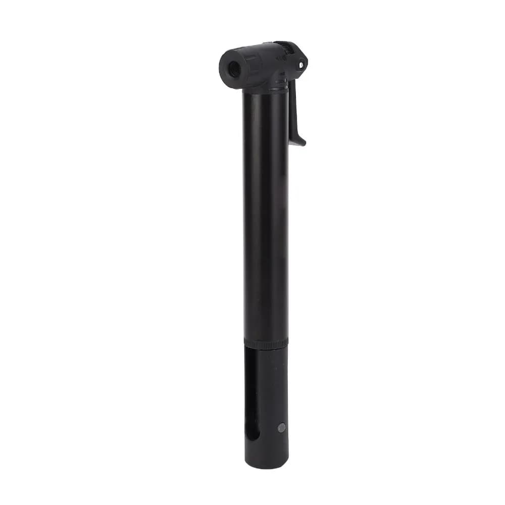 Portable Bike Pump Aluminum Alloy, Plastic Mini Bicycle Tire Pump Black with Frame Mounting Bracket Cycling Pump