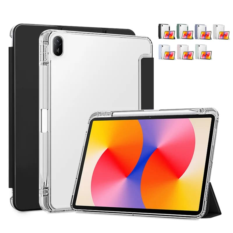 Custodia Smart per Huawei MatePad SE 11 pollici 2024, cover pieghevole con supporto e portapenna, Funda AGS6-W00/AGS6-W09, cover per tablet da 11 pollici