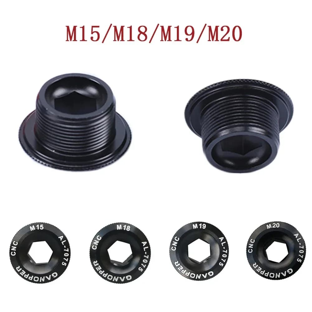 M15/M18/M19/M20 vite a manovella bullone di fissaggio braccio a manovella BB vite ad asse centrale guarnitura tappo di copertura dado per strada Mountain Bike vendita calda