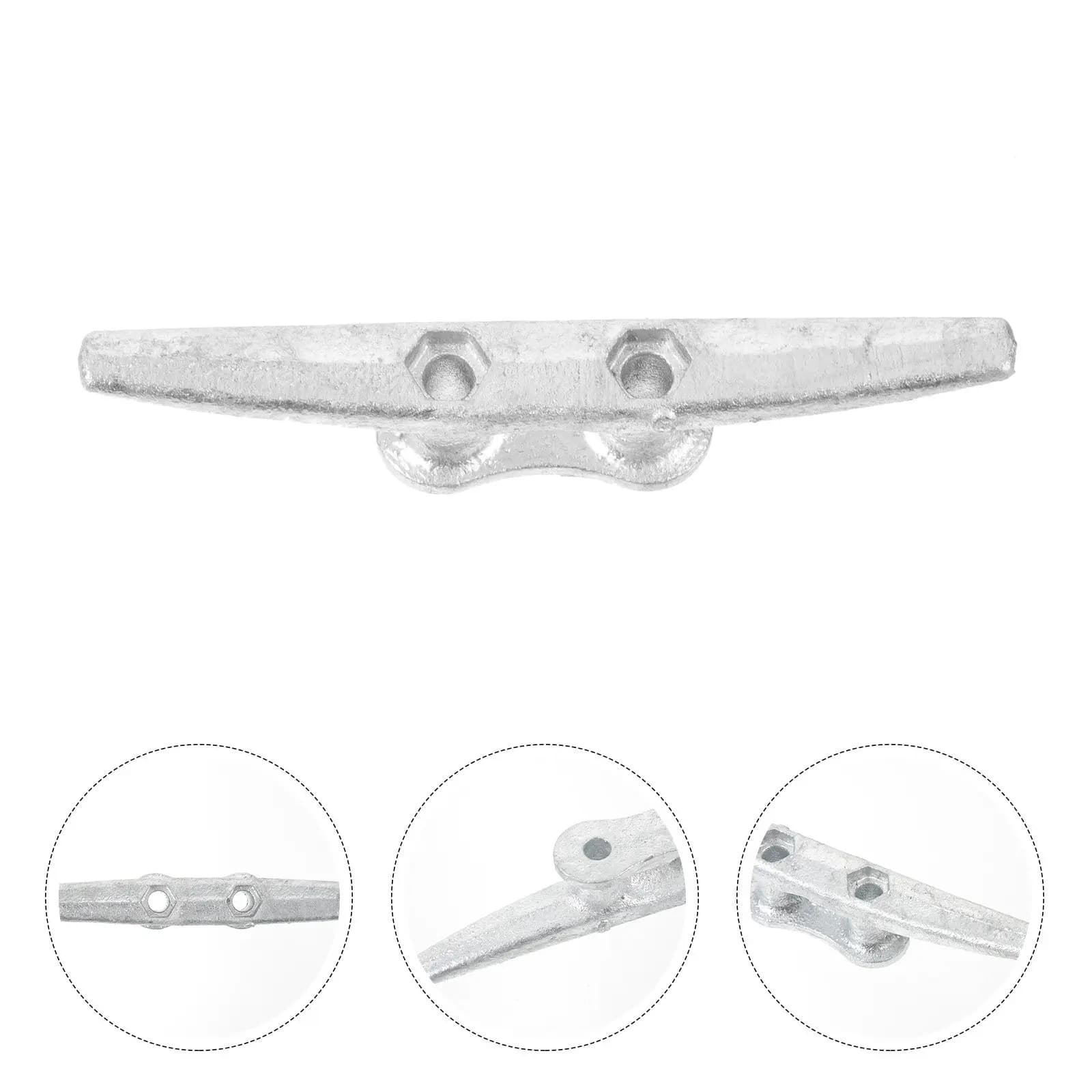 Boat Hardware Metal Marine Cleat Heavy Duty Corrosion Resistant Dock Cleats Rope Fixing Cleat Boat Mooring Accessories