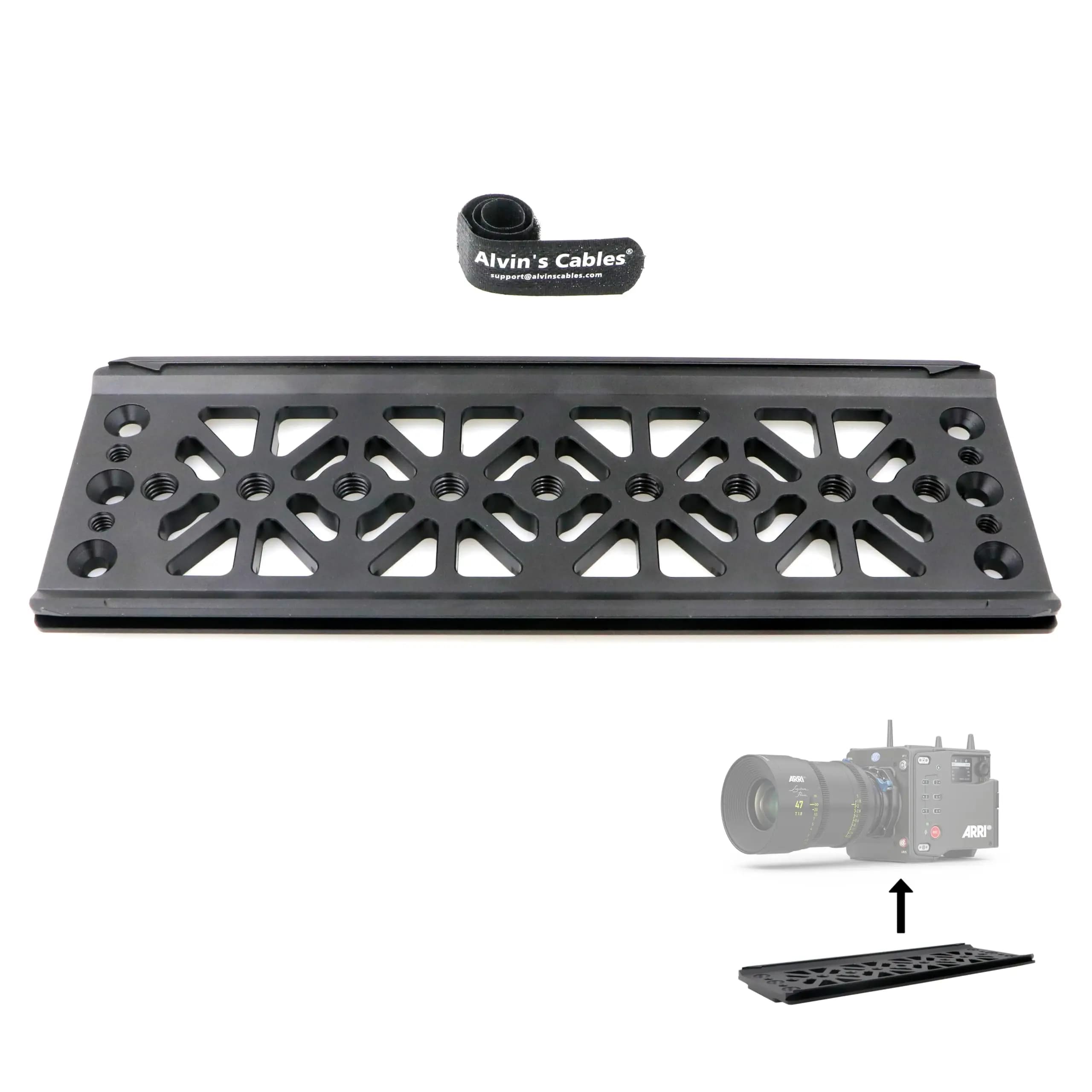 Alvins ALEXA 35 Base Plate Lower Cheese Plate Light Safety swallow tail plate for ARRI Trinity | DJI Ronin 2 | Steadicam M2