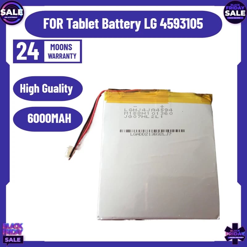 Batteria per Tablet P85 LG 4593105 3.7V 6000MAH Batteria al Litio Polimero