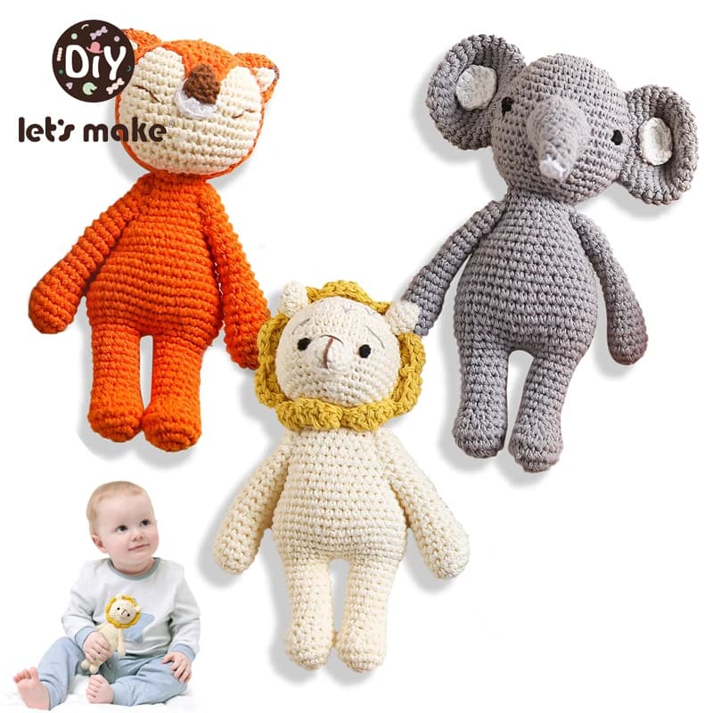 Facciamo giocattoli di peluche per bambini bambole a forma di animale di peluche carino cuscino per dormire fatto a mano cuscino Comfort per bambini giocattoli regali di compleanno