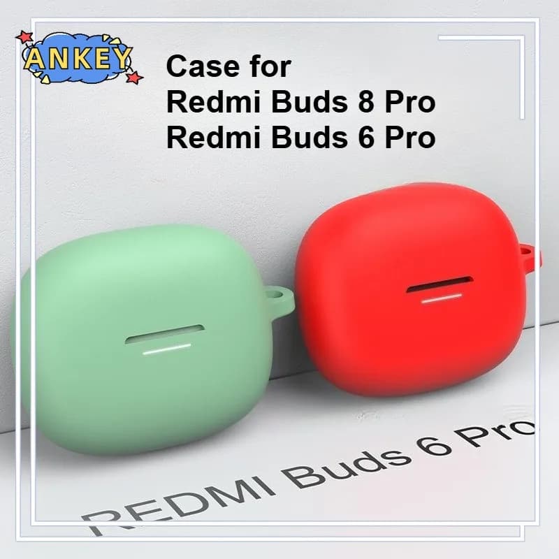 Silicone Soft Protective Case for Bluetooth Wireless Charges Redmi Buds 8 Pro / Buds 6 Pro