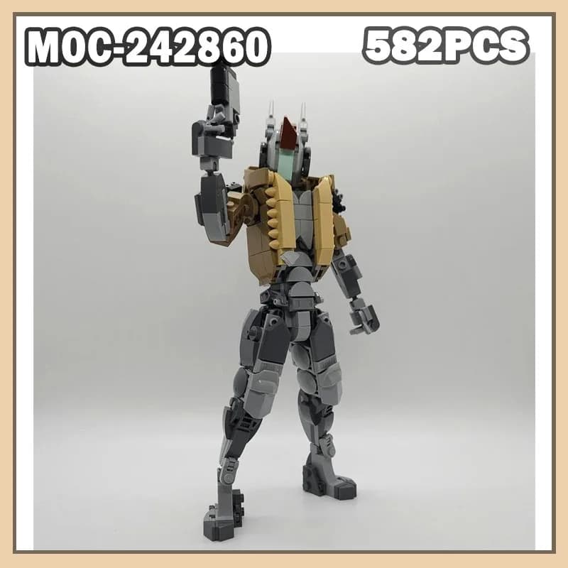 MOC-242860 Space Ranger Cal Building Blocks Robot Alien Modello Mattoni Assemblare Giocattoli Regalo creativo per bambini 582PCS