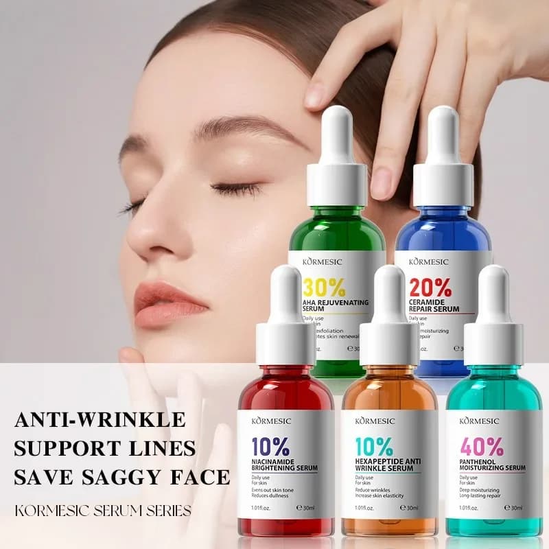 AHA Rejuvenation Niacinamide Siero Face Slapping Ceramide Esapeptide Panthenol Essence Nutrient Skin Care
