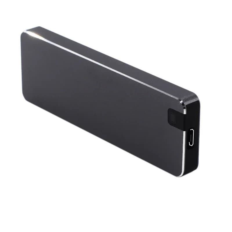 Custodia per SSD M.2 USB3.1, Supporta Protocollo NVME, Adattatore Type-C, Custodia Esterna in Metallo per Disco Rigido SSD di Laptop e Telefono