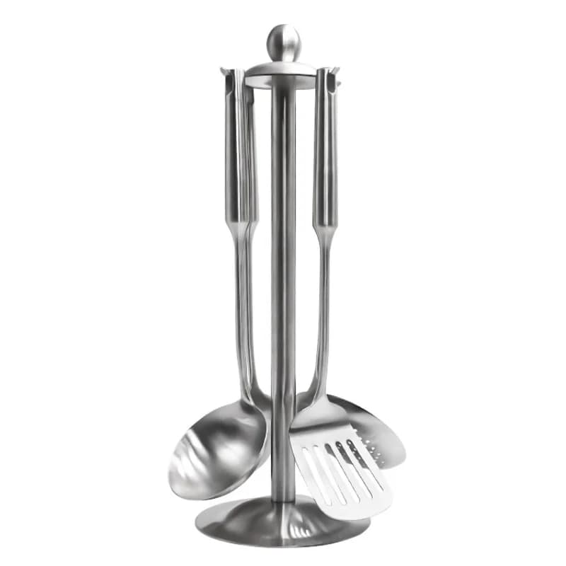 Spatola in acciaio inossidabile 304 spatola da cucina cucchiaio da zuppa padella per uso domestico cucchiaio colino utensili da cucina