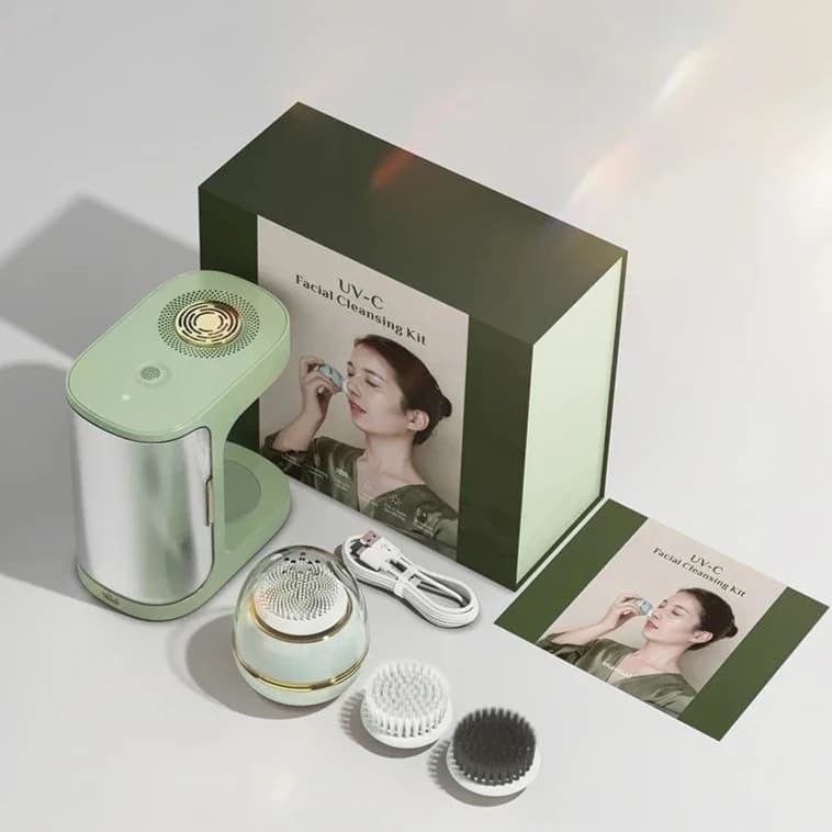 Mini pulizia elettrica del viso Spazzola per la pulizia del viso sonica esfoliante in silicone Attrezzatura di bellezza premium Cura della pelle profonda