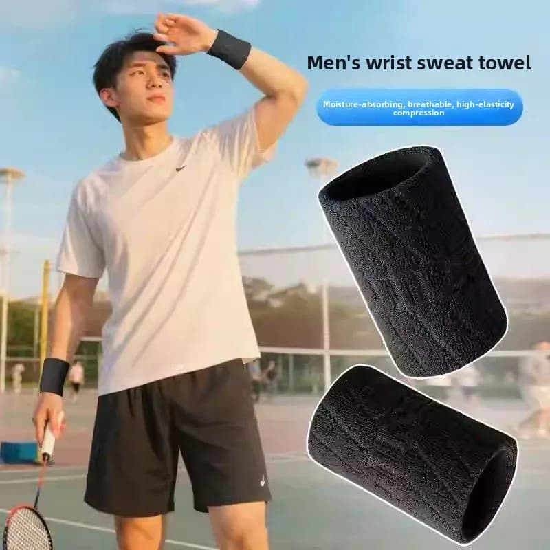Men's and women's sports wristband, absorbent, fitness, basketball, tennis, badminton, volleyball