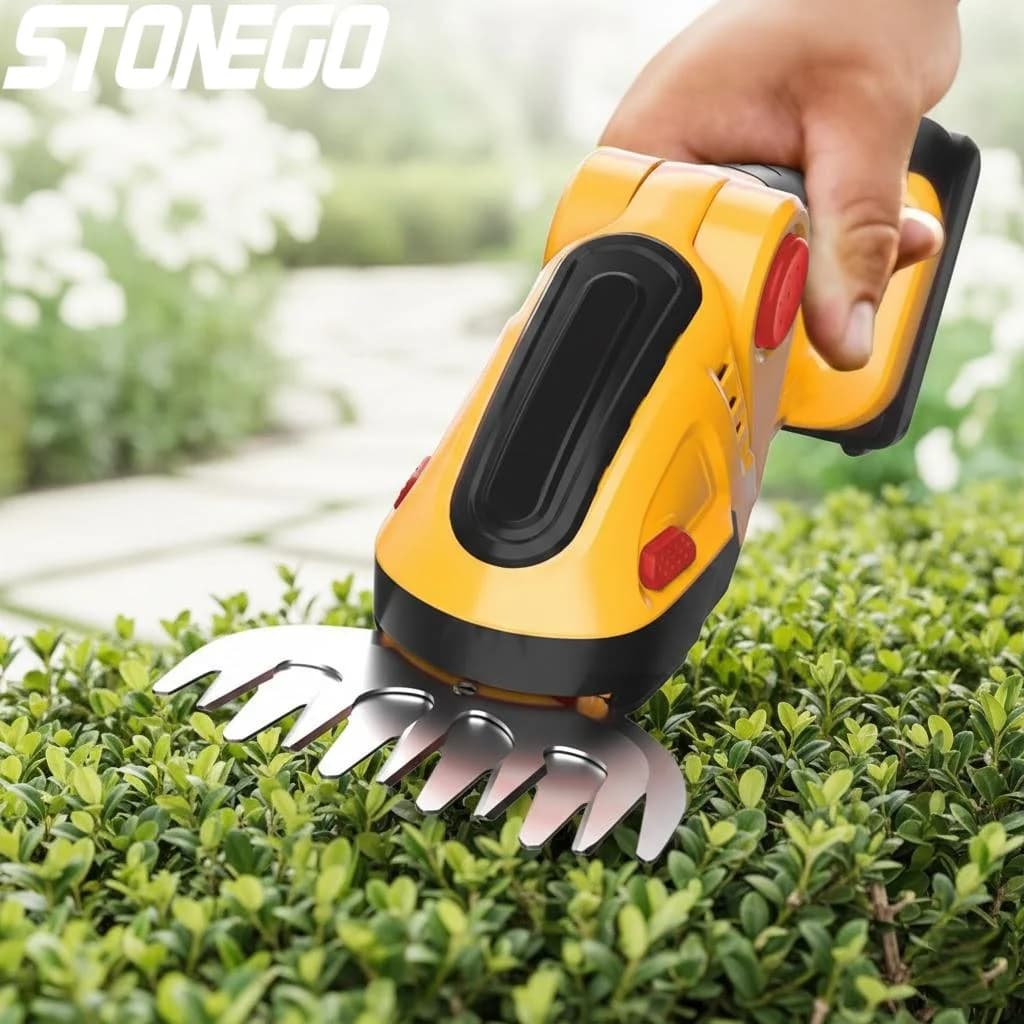 24V Battery Electric Shears, Garden Tool 2in1 for Power and Cutting Grass, Meadow Maintenance Tool