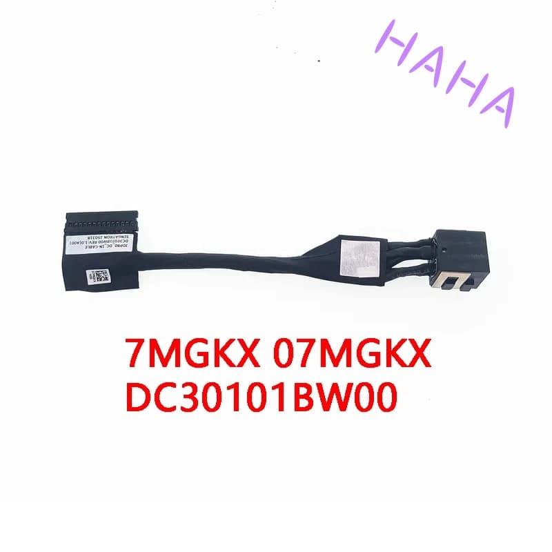 H+ NEW Genuine LAPTOP Power Jack Cable For DELL Alienware 18 Area-51 JDP80 7MGKX 07MGKX DC30101BW00