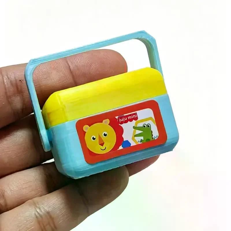 1 Set Decorazione per Casa delle Bambole, Oggetto di Scena per Fotografia, Scatola Giocattolo Miniatura per la Classificazione delle Forme, Modello Educativo per Casa delle Bambole