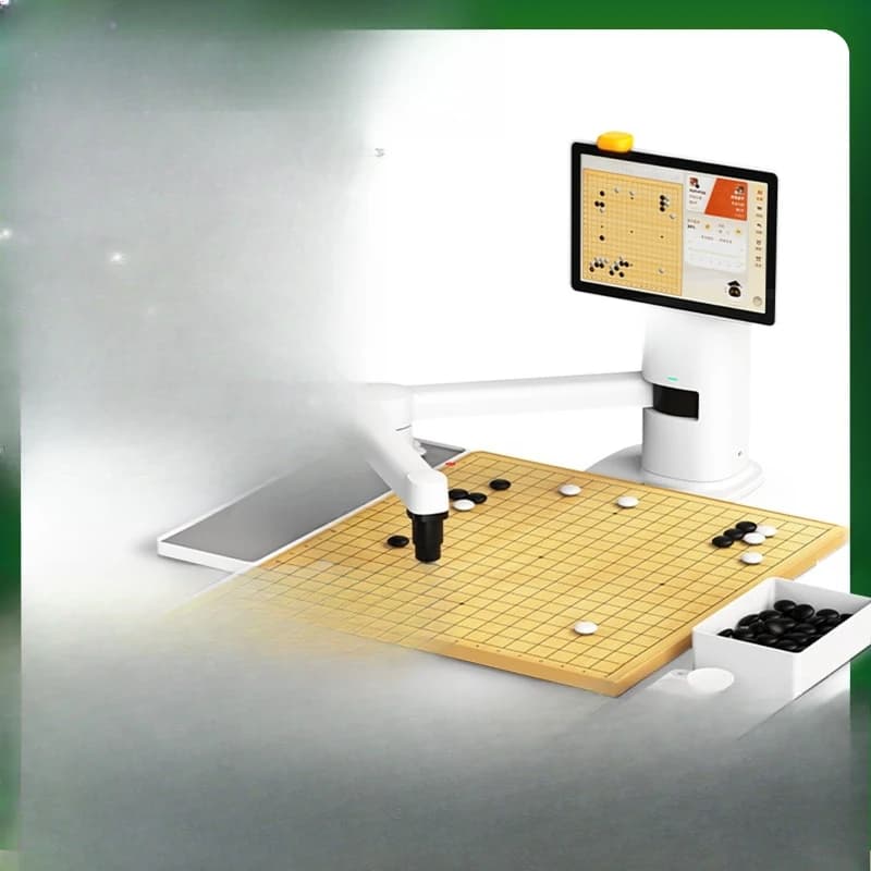 Go robot playing chess intelligent machine children's sparring, games, exercises, chess, human-computer interaction professional