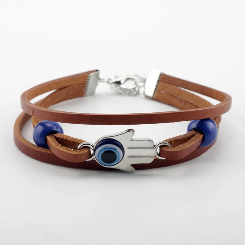 Game Last Of Us Peripheral Ellie Bracelet Fashion Charm Devil's Eye Leather Bracelet Cosplay Jewelry Accessories Props Fan Gifts