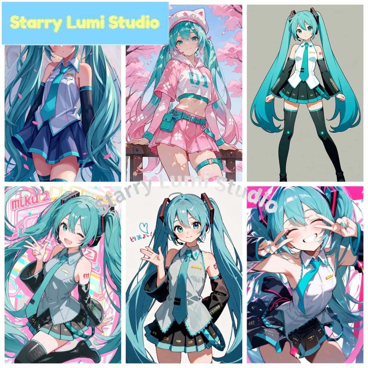 Pittura Diamante 5D Hatsune Miku Anime, Mosaico Fai da Te Vocaloid, Decorazione Murale per Casa, Regalo