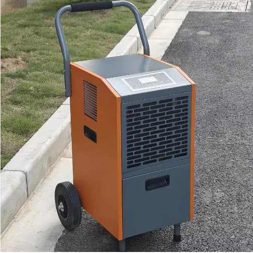 Deumidificatore Commerciale da 60L per Ripristino Danni da Alluvione e Deumidificatore per Seminterrati