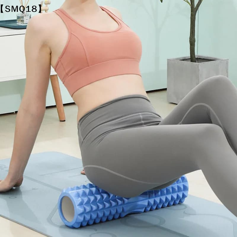 Yoga Column Roller Fitness Equipment EVA Foam Roller Yoga Pilates Yoga Block Gym Roller【SMQ】