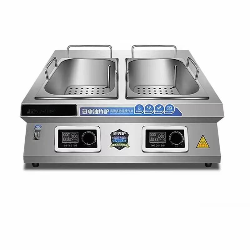 Friggitrice Elettrica Digitale da Tavolo per Ristoranti, per Patatine Fritte, Controllo Elettronico, Vendita Promozionale