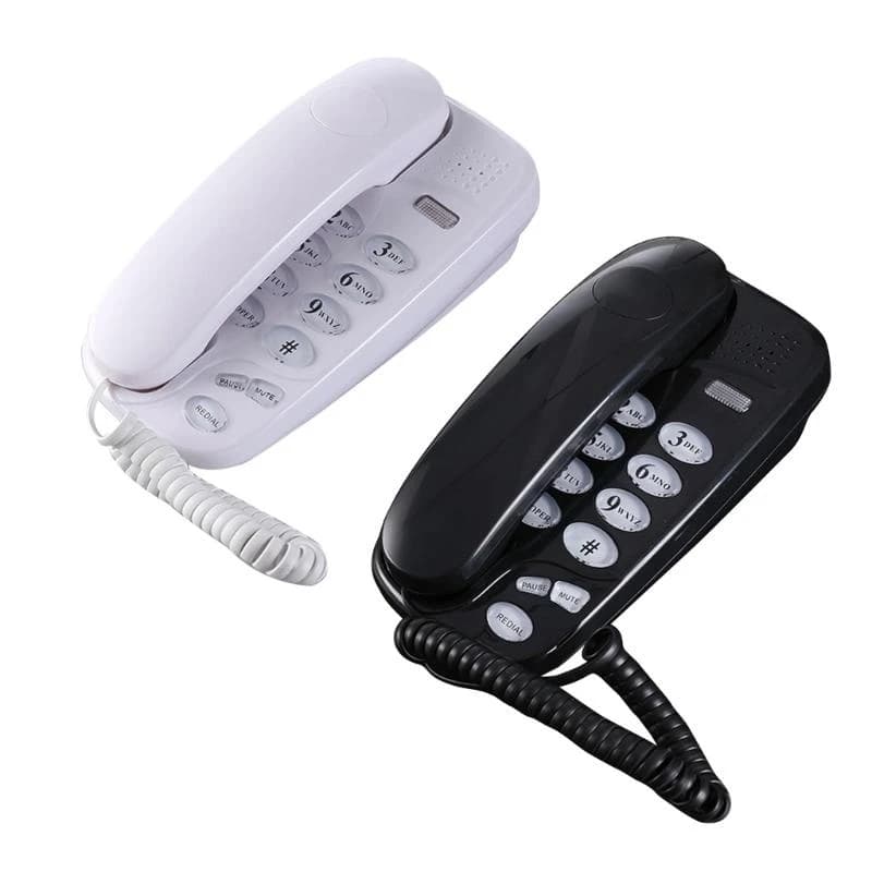 G6dc KXT-580 Big Button Telephone Cornor Telice telefono fisso con chiamata Light Refial Pause Supporto Monte a parete o da