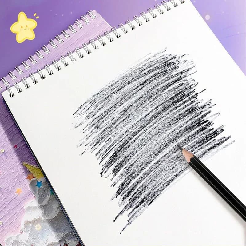 A4 Professional Sketchbook Thick Pape Notebook Diary Art School Supplies Pencil Drawing Notepad Painting Book New