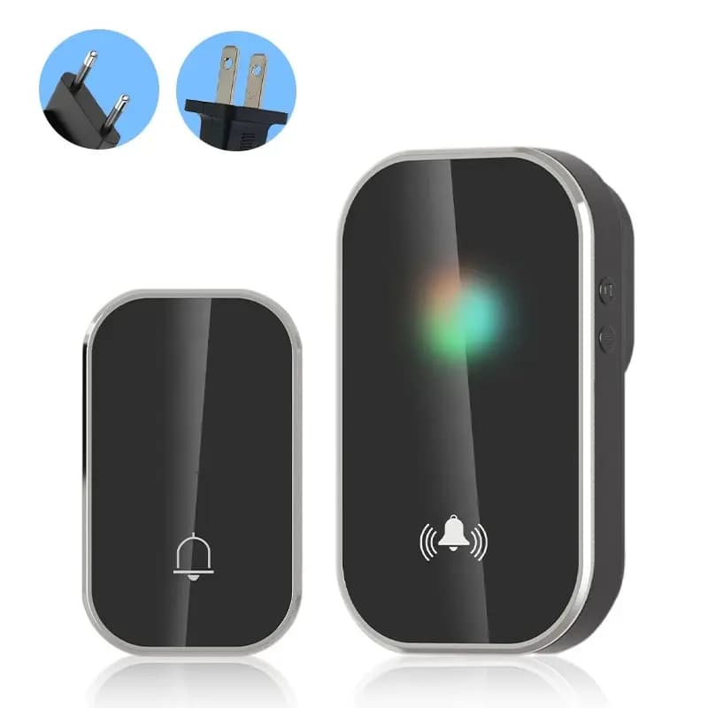 Campanello senza fili Campanello per porta di benvenuto per casa intelligente 36 suonerie Kit carillon per porta per casa esterna a lunga distanza 300M Batteria gratuita