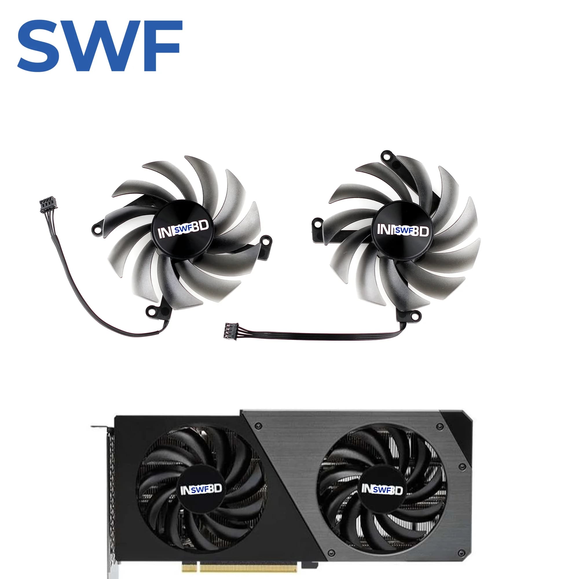 Ventola di raffreddamento CF-12915S da 85 mm per ventola di raffreddamento della scheda video INNO3D RTX 4070 4060TI TWIN X2 OC