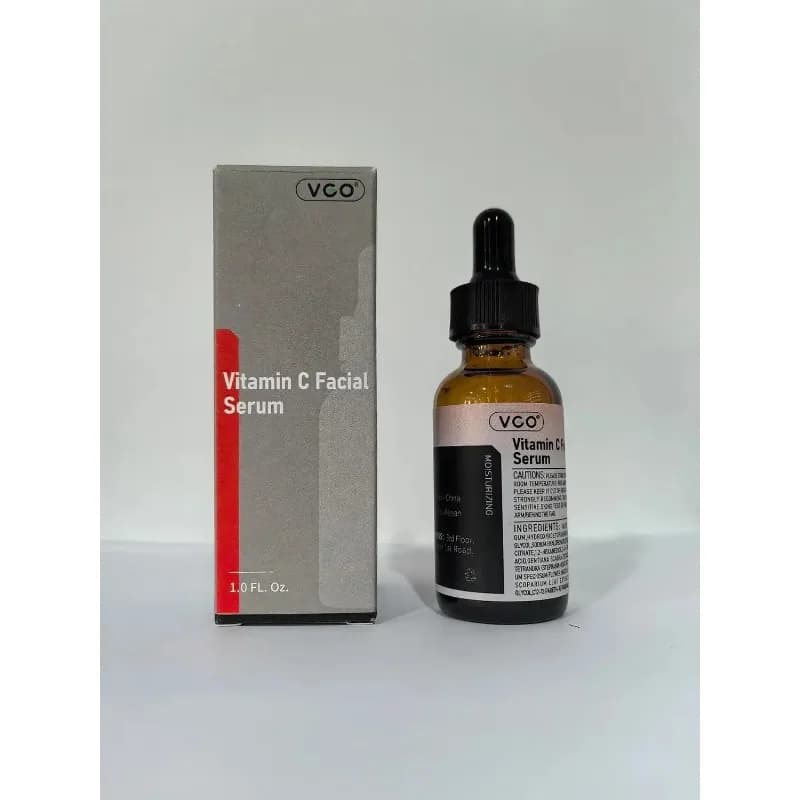 VGO Vitamin C E Facial Serum with Hyaluronic Acid: Reduces Dark Spots Brighten Nourish Skin Care Facial Serum for All Skin Types