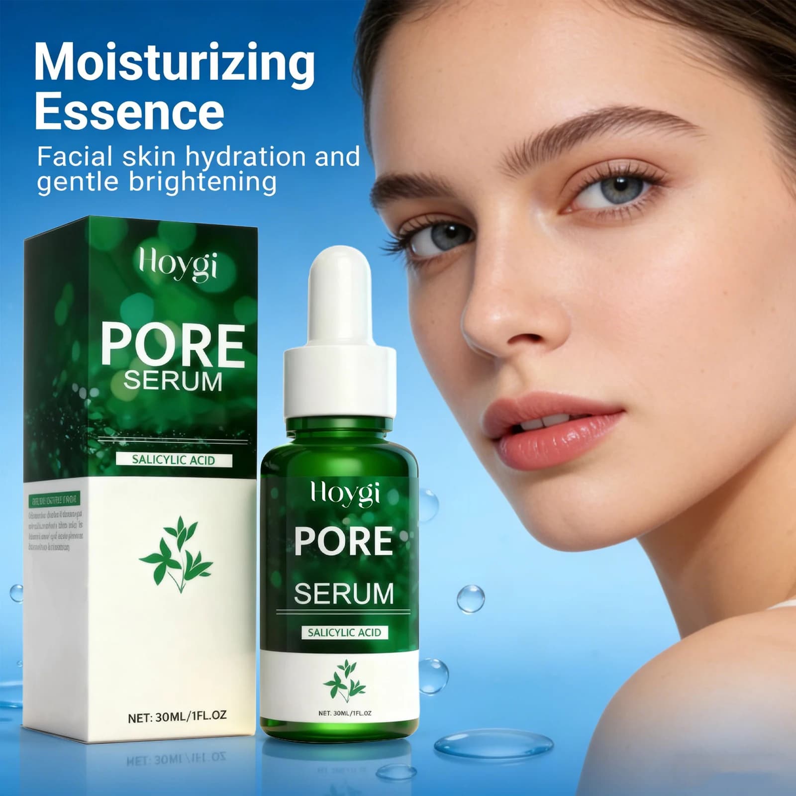 Salicylic Acid Essence Shrink Pores Hydretion Brightening Skin Reduce Dryness Fade Fine Lines Anti-Wrinkle Firming Skin Serum