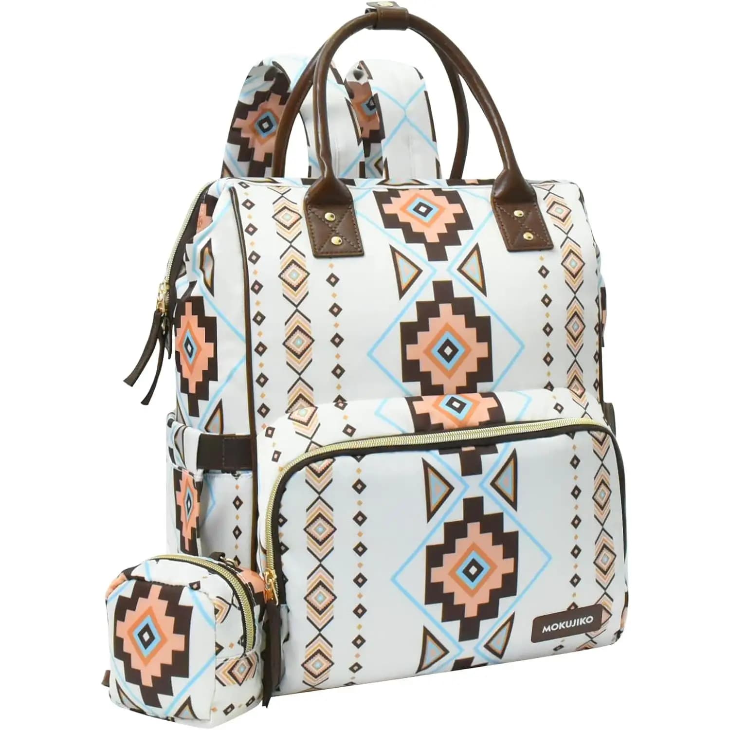 Wrangler style unisex diaper backpack - a spacious baby bag suitable for parents, compatible with baby carriers and pacifiers