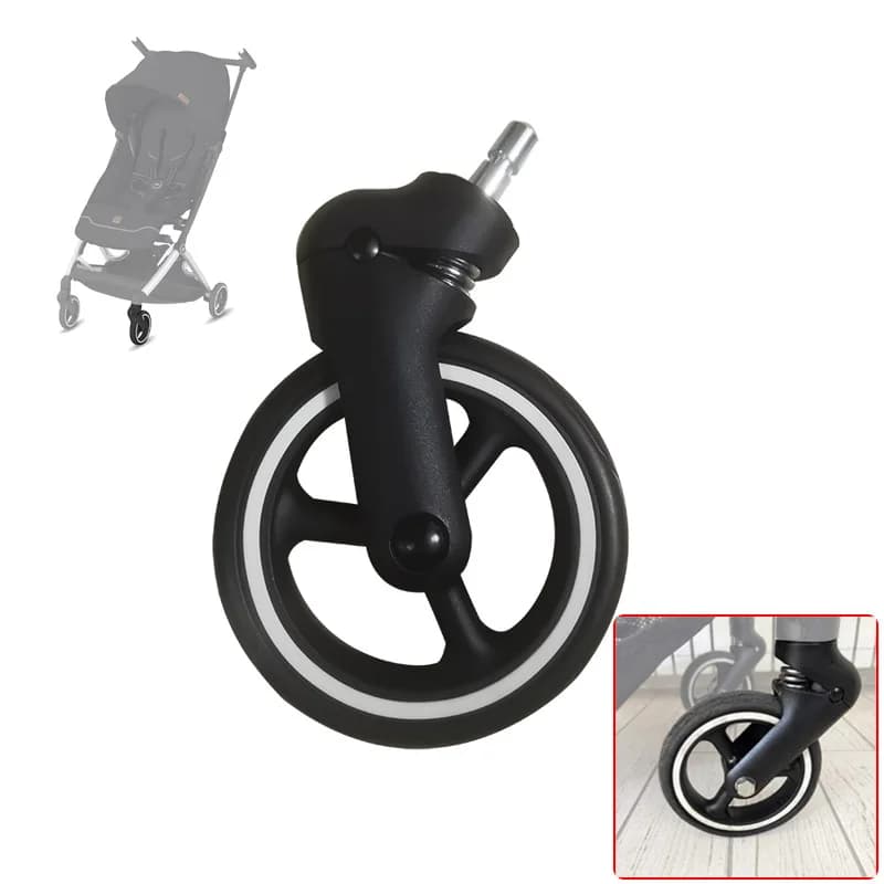 Ruota per passeggino per GB Pockit Plus All City Ruota per passeggino anteriore o posteriore con asse con cuscinetto per pneumatici Accessori di ricambio diretti