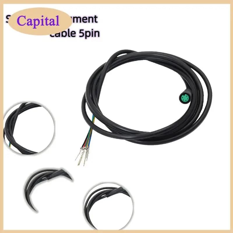 Cavo dati a 5 pin per scooter elettrico Kugoo M4, connettore per cruscotto e controller, ricambio per la linea di collegamento degli strumenti