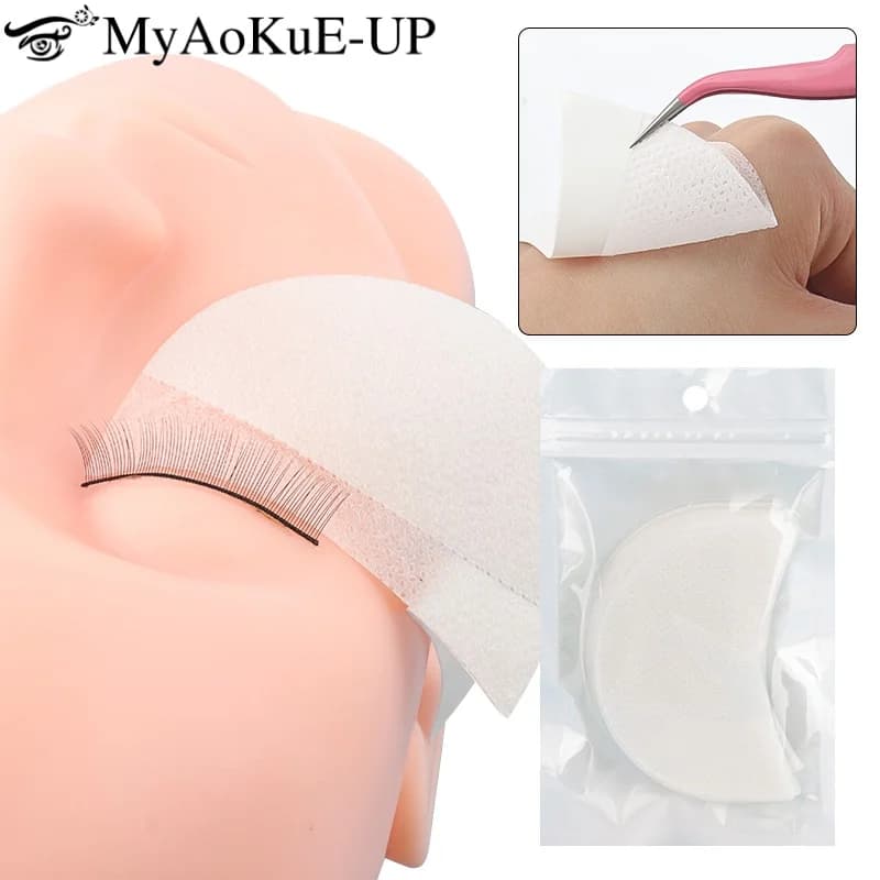 30/50/100 Pcs Eyeliner Shield Umbrella Shield Protector Disposable Duvet No Footwear Patch Extension Faux Eyeliner Makeup Tool