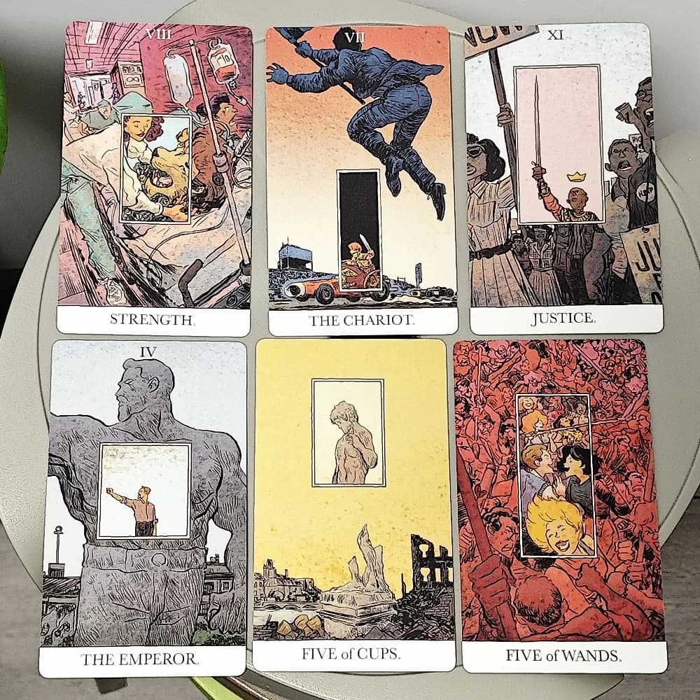 The Unveiled Tarot 80 carte dei tarocchi (con 2 carte speciali) in scatola rigida stampata su cartoncino doppio goffrato da 350 GB - 12 * 7 cm