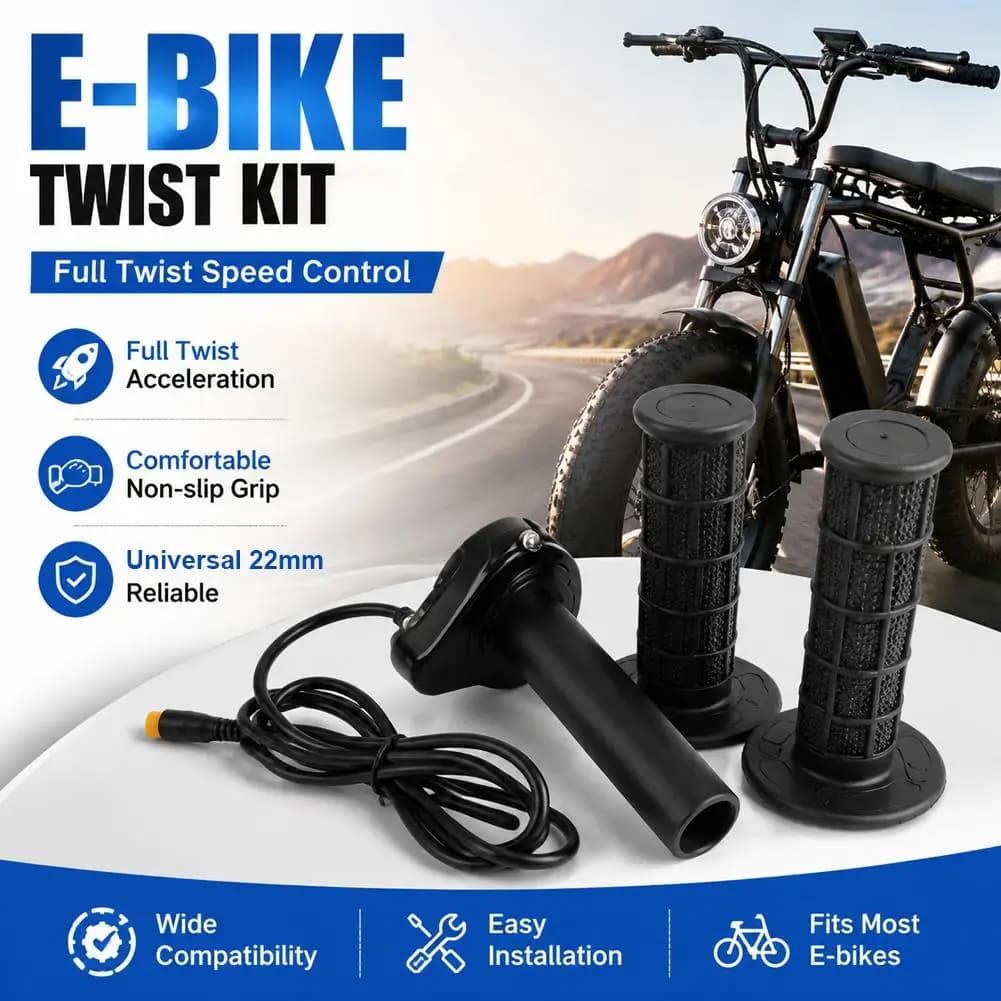 Electric Throttle Grip For Lectric XP4 Macfox X1 HappyRun Freego 22mm Bar Waterproof 3Pin E Scooter Accelerator Replacement Part